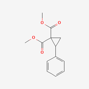 1,1-Cyclopropanedicarboxylic acid, 2-phenyl-, dimethyl ester