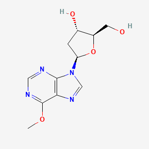 molecular formula C11H14N4O4 B3051928 Inosine,2'-deoxy-6-O-methyl- CAS No. 37109-88-9