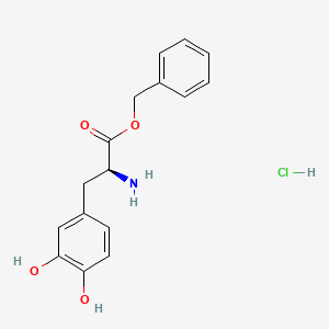 molecular formula C16H18ClNO4 B3051937 L-Dopa benzyl ester hydrochloride CAS No. 37178-28-2