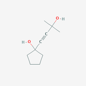1-(3-Hydroxy-3-methylbut-1-yn-1-yl)cyclopentan-1-ol
