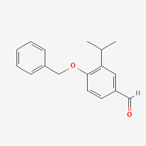 4-(Benzyloxy)-3-(propan-2-yl)benzaldehyde