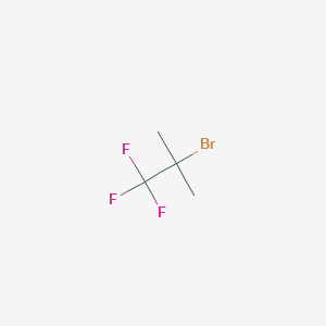 molecular formula C4H6BrF3 B3051960 2-Bromo-1,1,1-trifluoro-2-methyl-propane CAS No. 374-04-9