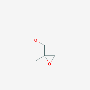 molecular formula C5H10O2 B3051967 2-(Methoxymethyl)-2-methyloxirane CAS No. 37459-10-2