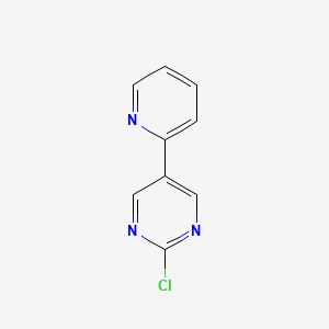 molecular formula C9H6ClN3 B3051977 2-Chloro-5-(pyridin-2-yl)pyrimidine CAS No. 374927-80-7