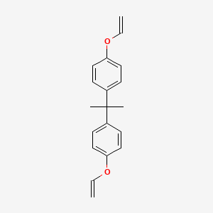 molecular formula C19H20O2 B3051982 Bisphenol A divinyl ether CAS No. 3754-60-7