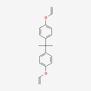 molecular formula C19H20O2 B3051982 1,1'-Isopropylidenebis[4-(vinyloxy)benzene] CAS No. 3754-60-7