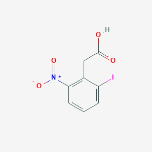 molecular formula C8H6INO4 B3052001 6-Iodo-2-nitrophenyl acetic acid CAS No. 37777-75-6