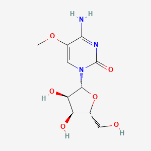 4-Amino-1-((2R,3R,4S,5R)-3,4-dihydroxy-5-(hydroxymethyl)tetrahydrofuran-2-yl)-5-methoxypyrimidin-2(1H)-one