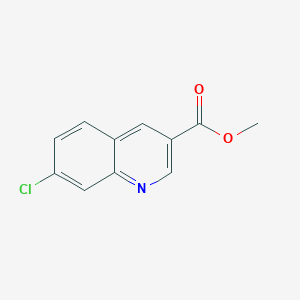 molecular formula C11H8ClNO2 B3052022 Methyl 7-chloroquinoline-3-carboxylate CAS No. 379699-99-7
