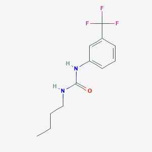 molecular formula C12H15F3N2O B3052026 1-Butyl-3-[3-(trifluoromethyl)phenyl]urea CAS No. 3800-25-7