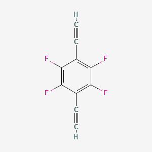 molecular formula C10H2F4 B3052028 1,4-Diethynyl-2,3,5,6-tetrafluorobenzene CAS No. 38002-32-3