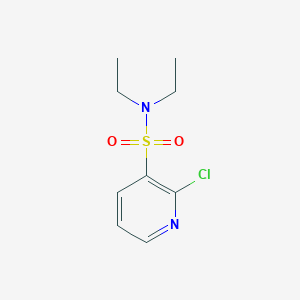 molecular formula C9H13ClN2O2S B3052032 2-chloro-N,N-diethylpyridine-3-sulfonamide CAS No. 38029-88-8