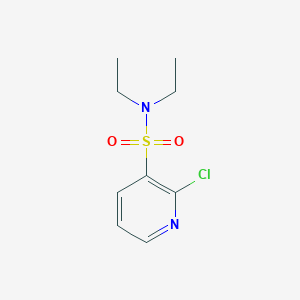 molecular formula C9H13ClN2O2S B3052032 3-Pyridinesulfonamide, 2-chloro-N,N-diethyl- CAS No. 38029-88-8