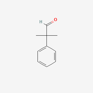 molecular formula C10H12O B3052037 2-Methyl-2-phenylpropanal CAS No. 3805-10-5