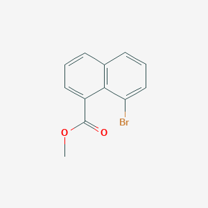 molecular formula C12H9BrO2 B3052038 Methyl 8-bromonaphthalene-1-carboxylate CAS No. 38058-95-6