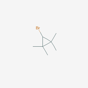 molecular formula C7H13B B3052053 3-bromo-1,1,2,2-tetramethylcyclopropane CAS No. 3815-06-3
