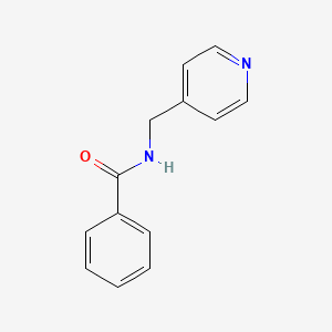 molecular formula C13H12N2O B3052066 N-(pyridin-4-ylmethyl)benzamide CAS No. 3820-26-6