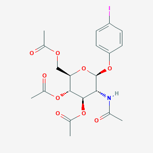 molecular formula C20H24INO9 B3052069 4-Iodophenyl 2-acetamido-3,4,6-tri-O-acetyl-2-deoxy-b-D-glucopyranoside CAS No. 38229-75-3