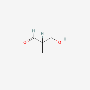 molecular formula C4H8O2 B3052098 3-hydroxy-2-methylpropanal CAS No. 38433-80-6