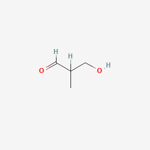 molecular formula C4H8O2 B3052098 Propanal, 3-hydroxy-2-methyl- CAS No. 38433-80-6