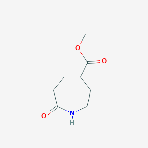 molecular formula C8H13NO3 B3052107 Methyl 7-oxoazepane-4-carboxylate CAS No. 38461-80-2