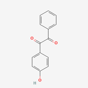 molecular formula C14H10O3 B3052108 1-(4-Hydroxyphenyl)-2-phenylethan-1,2-dion CAS No. 38469-73-7
