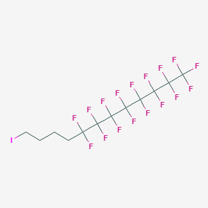 molecular formula C12H8F17I B3052121 1-Iodo-4-(perfluorooctyl)butane CAS No. 38565-62-7