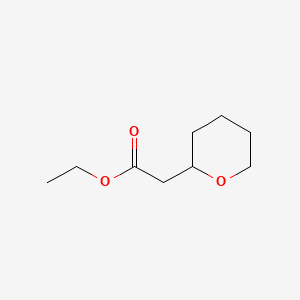 molecular formula C9H16O3 B3052135 Ethyl 2-(2H-pyran-2-yl)acetate CAS No. 38786-78-6