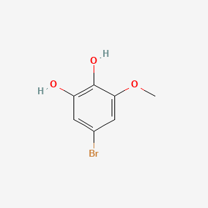 molecular formula C7H7BrO3 B3052136 5-bromo-3-methoxybenzene-1,2-diol CAS No. 38790-07-7