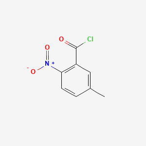 molecular formula C8H6ClNO3 B3052141 5-Methyl-2-nitrobenzoyl chloride CAS No. 38818-49-4