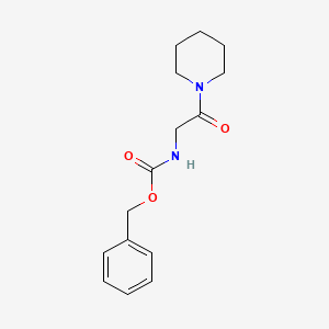 molecular formula C15H20N2O3 B3052147 BENZYL N-[2-OXO-2-(PIPERIDIN-1-YL)ETHYL]CARBAMATE CAS No. 3886-37-1