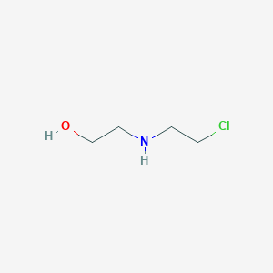 molecular formula C4H10ClNO B3052149 Ethanol, 2-[(2-chloroethyl)amino]- CAS No. 3890-98-0