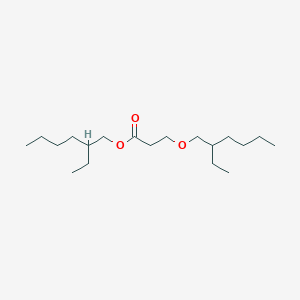 molecular formula C19H38O3 B3052154 Propanoic acid, 3-[(2-ethylhexyl)oxy]-, 2-ethylhexyl ester CAS No. 38940-91-9