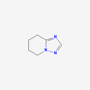 molecular formula C6H9N3 B3052156 5H,6H,7H,8H-[1,2,4]triazolo[1,5-a]pyridine CAS No. 389607-01-6