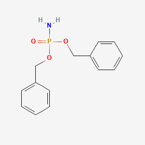 molecular formula C14H16NO3P B3052163 Dibenzyl phosphoramidate CAS No. 3905-76-8