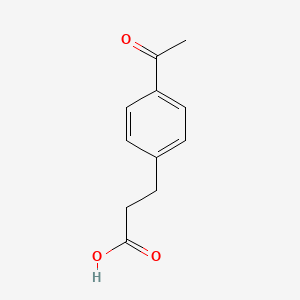 molecular formula C11H12O3 B3052170 3-(4-Acetylphenyl)propanoic acid CAS No. 39105-51-6