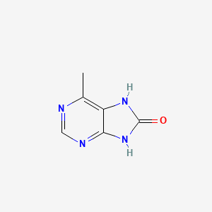 molecular formula C6H6N4O B3052185 6-Methyl-9H-purin-8-ol CAS No. 39209-57-9