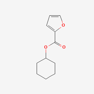 molecular formula C11H14O3 B3052187 Cyclohexyl furan-2-carboxylate CAS No. 39251-91-7