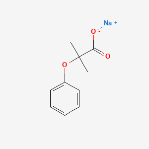 molecular formula C10H12NaO3 B3052220 Sodium 2-phenoxyisobutyrate CAS No. 39617-08-8