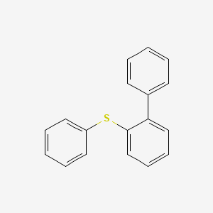 molecular formula C18H14S B3052269 [1,1'-Biphenyl]-2-yl(phenyl)sulfane CAS No. 39950-36-2