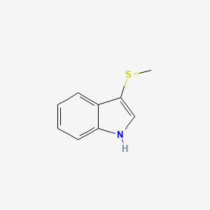 molecular formula C9H9NS B3052280 3-(methylthio)-1H-indole CAS No. 40015-10-9