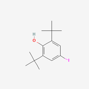molecular formula C14H21IO B3052291 2,6-Di-tert-butyl-4-iodophenol CAS No. 40084-31-9