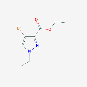 molecular formula C8H11BrN2O2 B3052294 Ethyl 4-bromo-1-ethyl-1H-pyrazole-3-carboxylate CAS No. 400877-59-0
