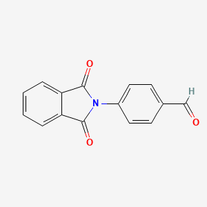molecular formula C15H9NO3 B3052298 4-(1,3-Dioxoisoindolin-2-yl)benzaldehyde CAS No. 40101-58-4
