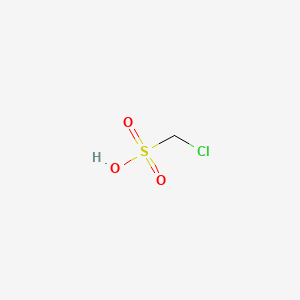 molecular formula CH3ClO3S B3052299 Chloromethanesulfonic acid CAS No. 40104-07-2