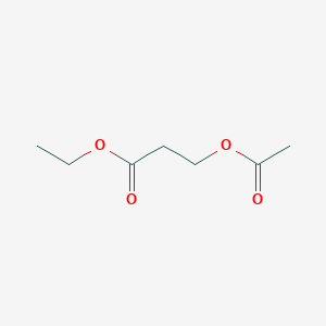 molecular formula C7H12O4 B3052326 Ethyl 3-(acetyloxy)propanoate CAS No. 40326-37-2