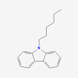 molecular formula C18H21N B3052336 9-Hexylcarbazole CAS No. 4041-21-8