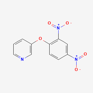 molecular formula C11H7N3O5 B3052357 3-(2,4-Dinitrophenoxy)pyridine CAS No. 40604-27-1