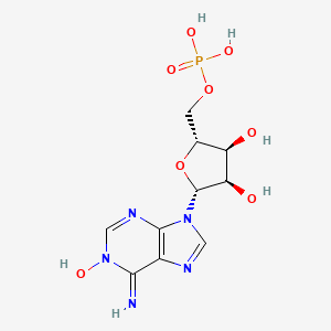 molecular formula C10H14N5O8P B3052358 AMP N1-oxide CAS No. 4061-78-3