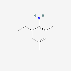 molecular formula C10H15N B3052379 2-Ethyl-4,6-dimethyl-phenylamine CAS No. 40813-98-7